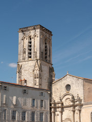Fototapeta na wymiar Cityscape of the city of La Rochelle, western France.
