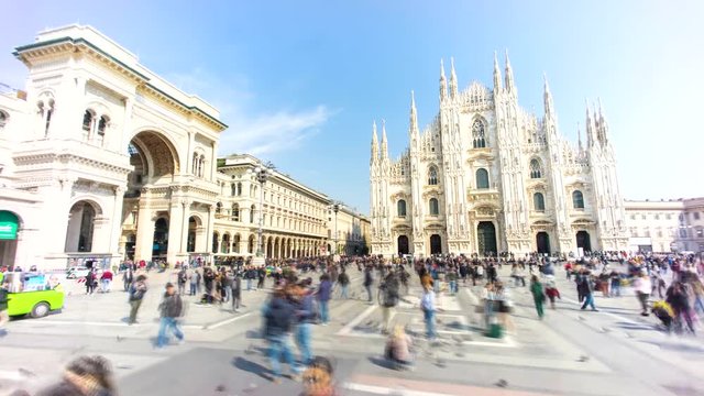 Hyperlapse Piazza Duomo a Milano