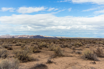 Fototapeta na wymiar Barren Desert Landscape - Central Arizona