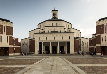 Sanctuary in Lagiewniki. The centre of Pope John Paul II. - obrazy, fototapety, plakaty