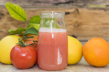 Batido de frutas y verduras