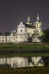 Fototapeta na wymiar Famous Church of St Michael the Archangel and St Stanislaus Bishop in Krakow, Poland.
