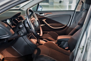 This is a view of Citroen C5 III interior view. 