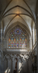 Obraz premium Bayeux, France - 08 16 2018: La Cathédrale de Bayeux