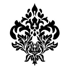 Vintage baroque frame scroll ornament engraving border floral retro pattern antique style acanthus foliage swirl decorative design element filigree calligraphy. 