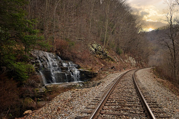 Waterfall by The Train Tracks