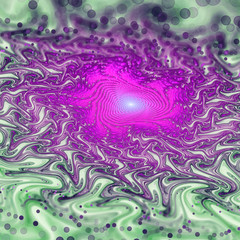 Purple fractal spiral, digital artwork for creative graphic design