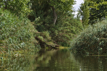 Obraz premium River near the beach of Porto Novo in Torres Vedras, Portugal