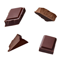 chocolate piece sweet food dessert falling