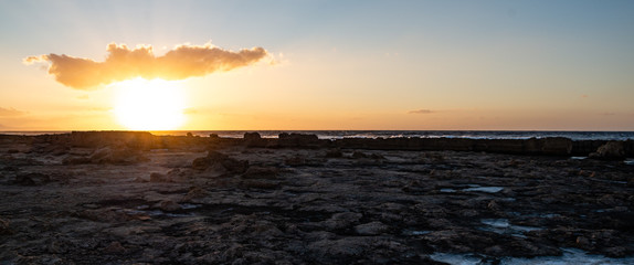 Naklejka premium Sunset