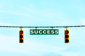  Success, Intersection Road Sign