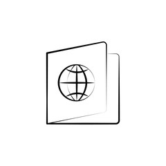 atlas map icon. Element of anti aging icon for mobile concept and web apps. Doodle style atlas map icon can be used for web and mobile