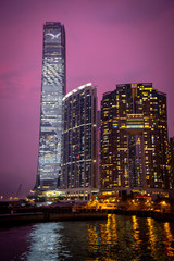 Fototapeta na wymiar ICC Building Kowloon, China