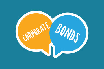 Writing note showing Corporate Bonds. Business photo showcasing corporation to raise financing for variety of reasons.