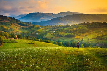 Foto op Plexiglas A morning walk on the hills © bdavid32
