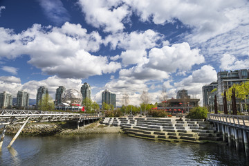 Vancouver Science World and Olympic Village in British Columbia Canada