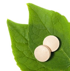 Pills on Leaves