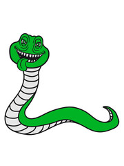 schlange gesicht kopf monster b&ouml;se gef&auml;hrlich lachen clipart comic cartoon