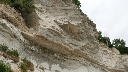 Scogliera bianca di Stevns Klint in Danimarca
