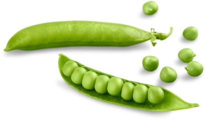 Green Peas in Pods