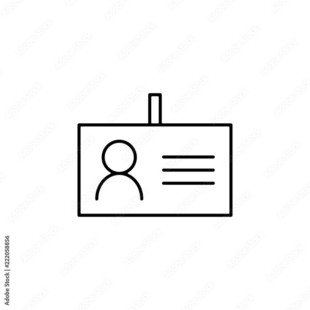 Poster badge icon. element of finance for mobile concept and web apps icon. thin line icon for website desi