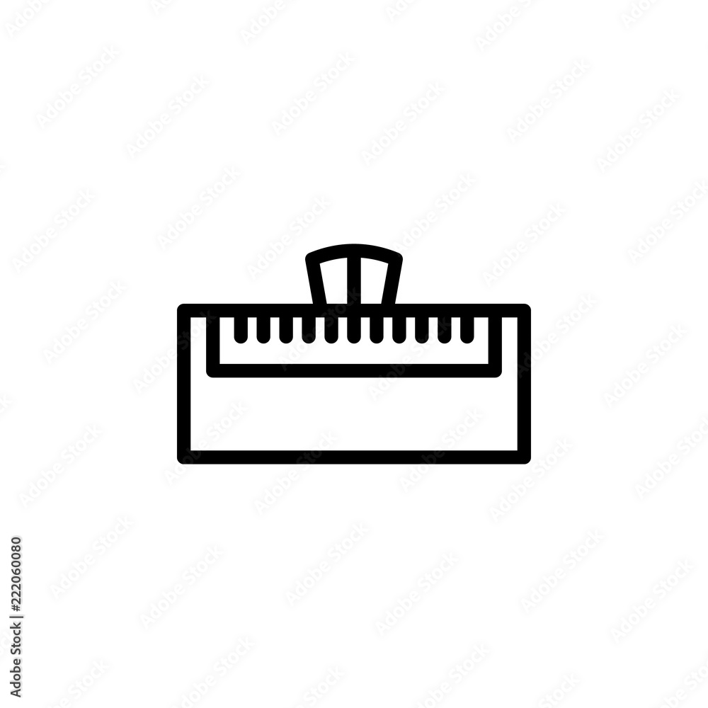Poster piano icon. element of furniture from above icon for mobile concept and web apps. thin line piano ic