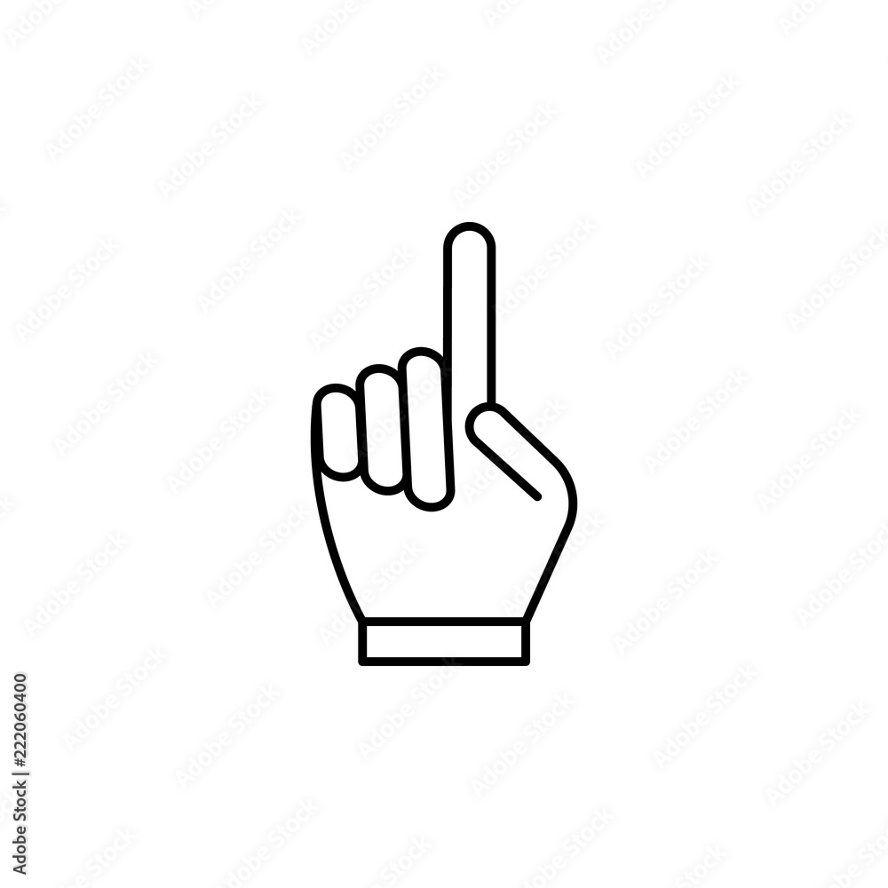 Poster arm icon. element of hockey icon for mobile concept and web apps. thin line arm icon can be used for