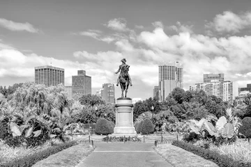 Fotobehang George Washington monument in Public Garden Boston Massachusetts © f11photo