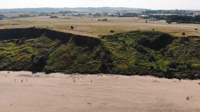 Flight Above The North Sea in Yorkshire Coast