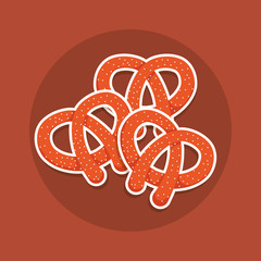 delicious pretzel bakery icon