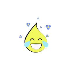 emoji hilarious icon. Element of colored emoji icon for mobile concept and web apps. Cartoon emoji hilarious icon can be used for web and mobile