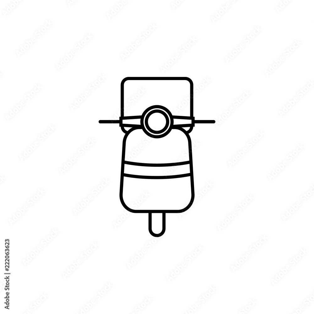 Poster delivery icon. element of global logistics icon for mobile concept and web apps. thin line delivery 
