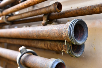 Old Industrial Pipe Background