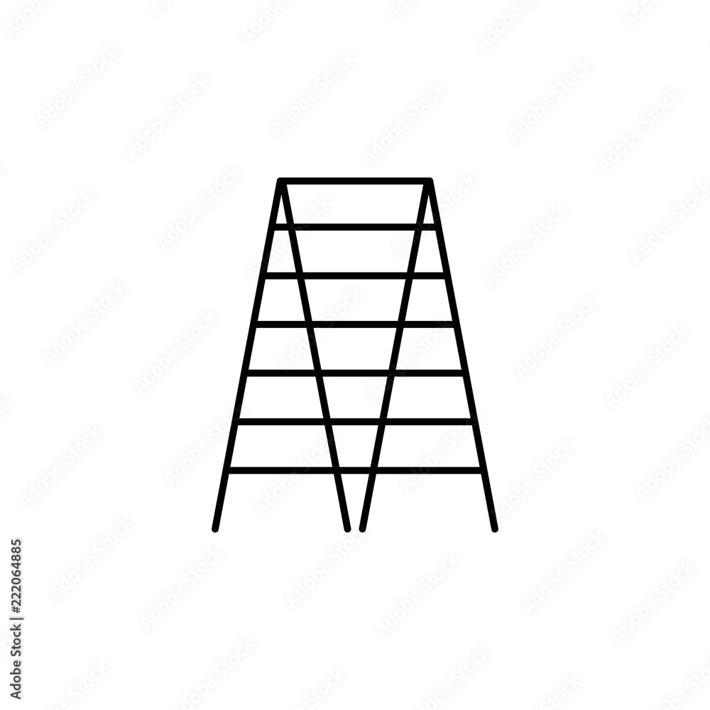 Poster wrench. element of construction icon for mobile concept and web apps. thin line wrench can be used f