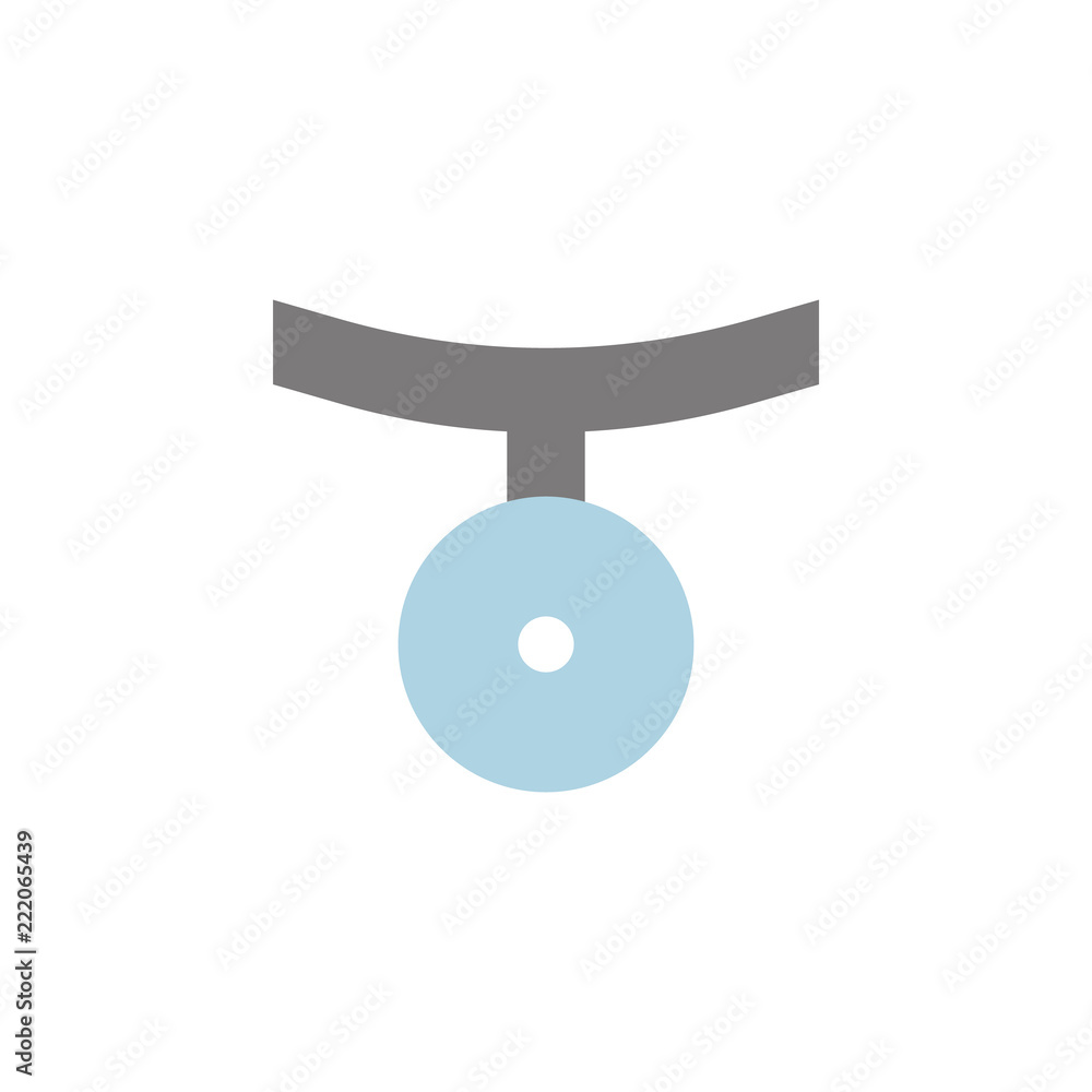 Poster frontal reflex illustration. element of optometry icon for mobile concept and web apps. colored fron
