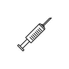 Fototapeta premium injection icon. Element of plastic surgery icon for mobile concept and web apps. Thin line injection icon can be used for web and mobile