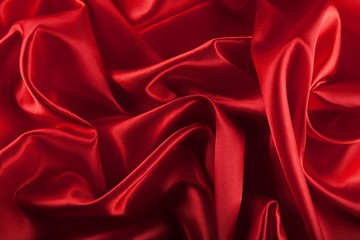 Fototapeta premium Red Silk - Background