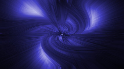 Abstract blue fractal. Cosmic splash wallpaper