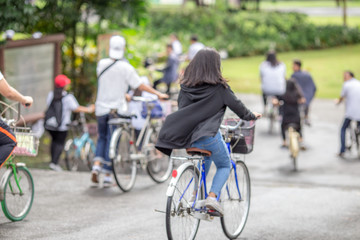 Bang Kachao: August 26, 2018, students, group activities at the park, Sri Nakhon Khuean Khan Park and Botanical Garden, Tambon Bang Kachao, Amphoe Phra Pradaeng, Samut Prakan, Thailand