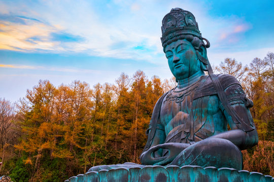The big Buddha - Showa daibutsu at Seiryuji temple in Aomori, Japan