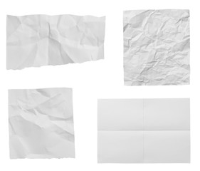 white paper ripped message torn