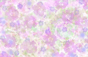  abstract beautiful soft colored floral pattern overall background with frame border