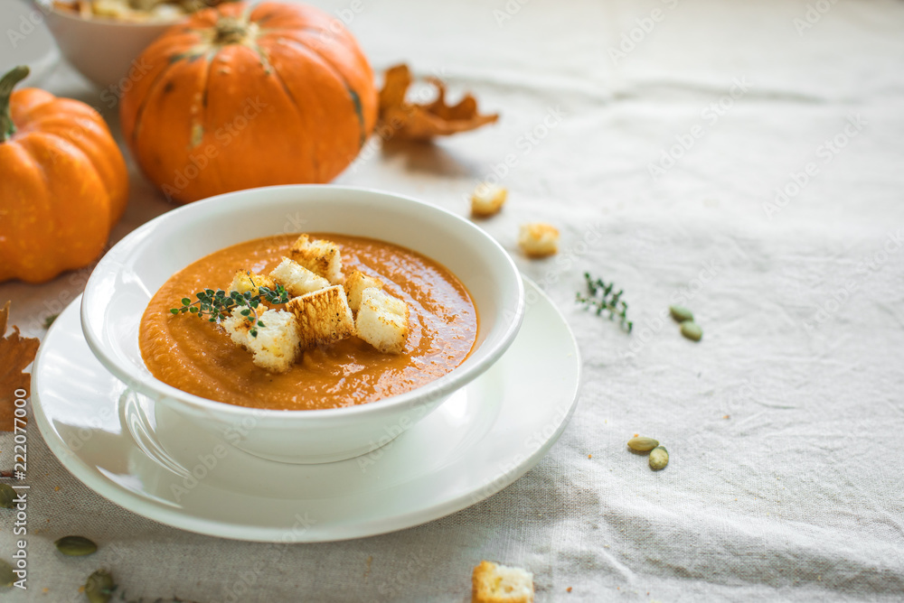 Wall mural Pumpkin soup