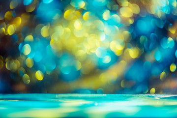 bokeh glitter Colorfull Blurred abstract background for birthday, anniversary, wedding, new year...
