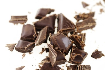 Pieces of chocolate