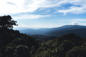 Mountain view Sky and mountain views 
