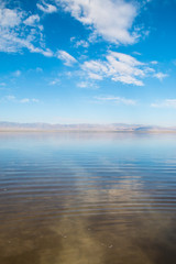 Chaka Salt Lake Landscape, Qinghai Province, China