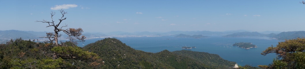 Miyajima Berg Misen: Panoramaaussicht
