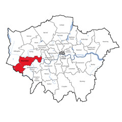 Obraz premium London Boroughs - Hounslow