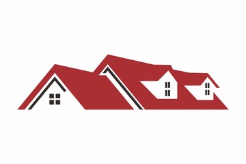 Real Estate logo, roof logo